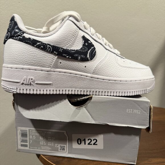 Nike Air Force 1 Black Paisley *Brand New* - Picture 1 of 1